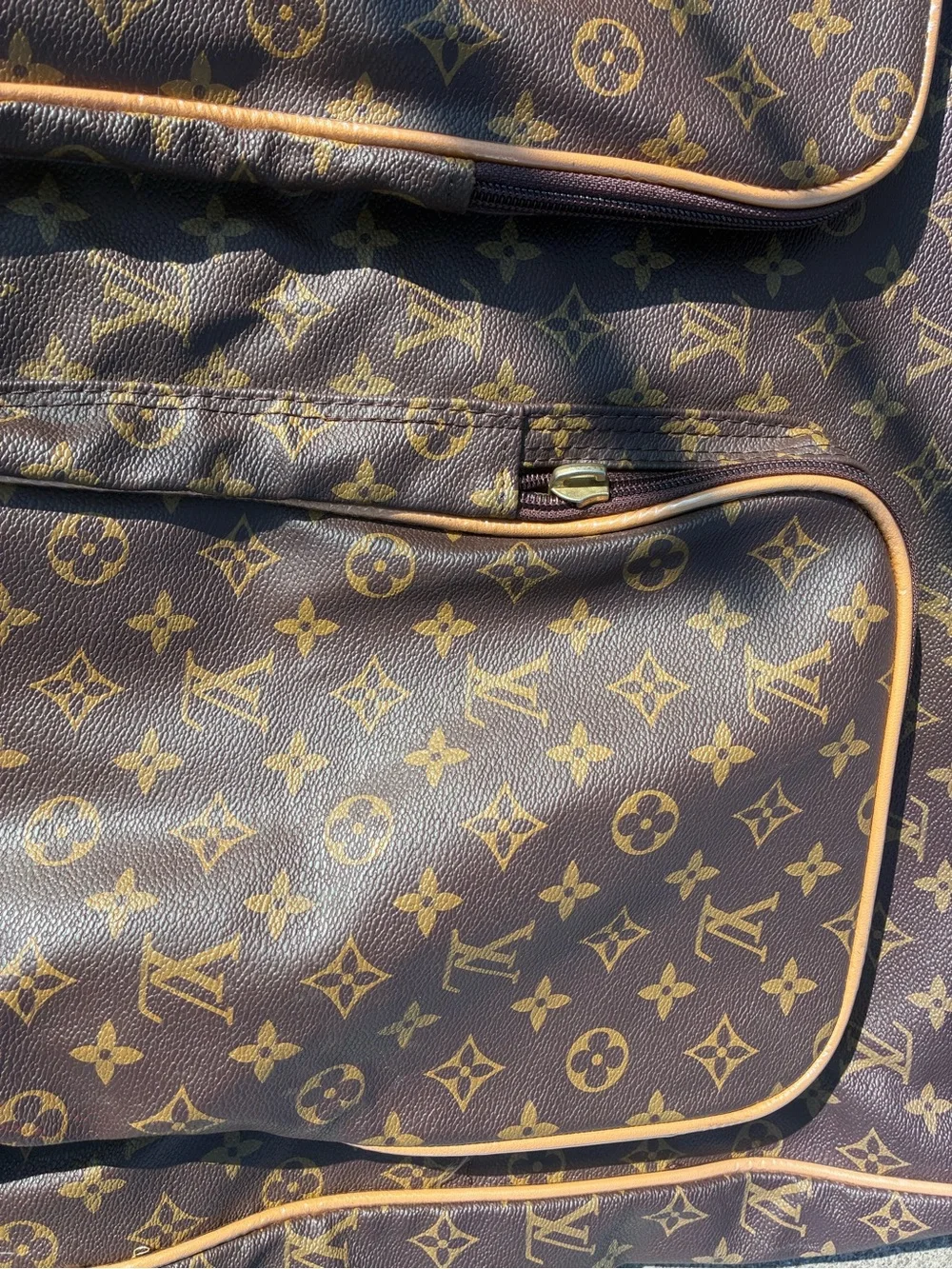 Louis Vuitton Brown Monogram Travel Garment Bag